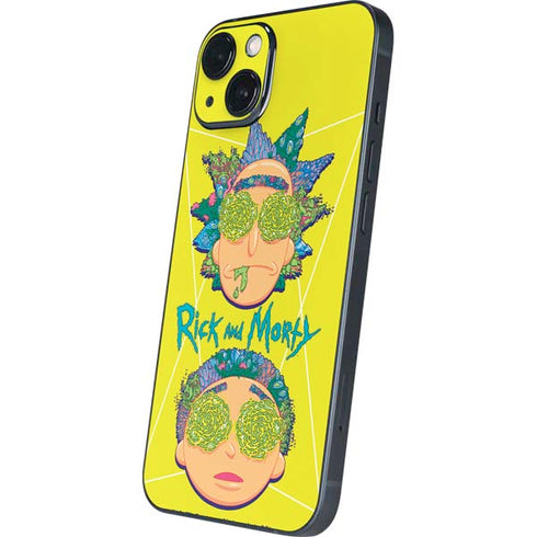 Adult Swim Rick and Morty Rick and Morty Portal Eyes iPhone 14 Skin